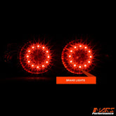 Clear Red LED Altezza Tail Lights for Honda Integra Series 1 2001 - 2004 & DC5 TYPE - R - Mars Performance